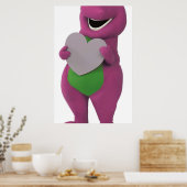 Barney met hart poster (Keuken)