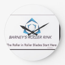 Barney Roller Rink Muur Klok