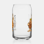 Barney Rubble en Fred Flintstone Blikvorm Glas (Links)