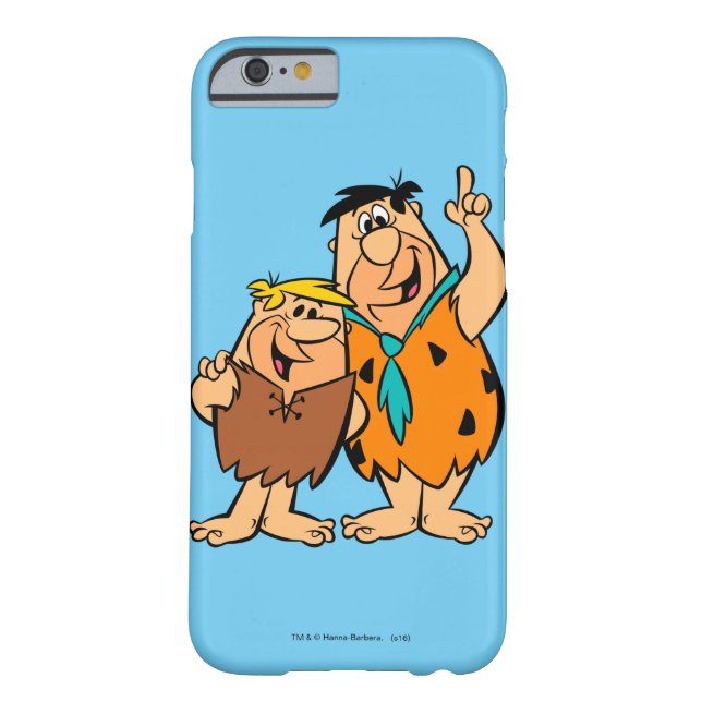 Barney Rubble en Fred Flintstone Case-Mate iPhone Case (Achterkant)