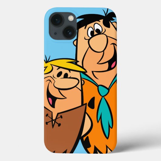 Barney Rubble en Fred Flintstone Case-Mate iPhone Case (Achterkant)