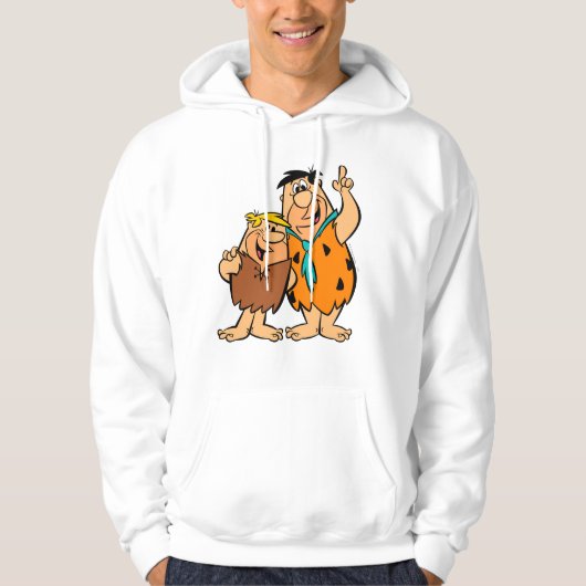 Barney Rubble en Fred Flintstone Hoodie (Voorkant)