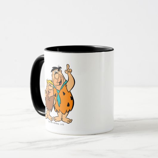 Barney Rubble en Fred Flintstone Mok (Voorkant links)