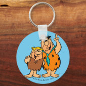 Barney Rubble en Fred Flintstone Sleutelhanger (Voorkant)
