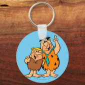 Barney Rubble en Fred Flintstone Sleutelhanger (Voorkant)