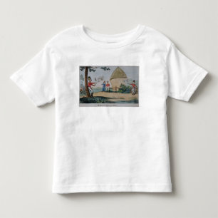 Barney vecht tegen een duel kinder shirts