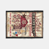 Barnfest IV Souvenir Blanket Fleece Deken (Voorkant (Horizontaal))