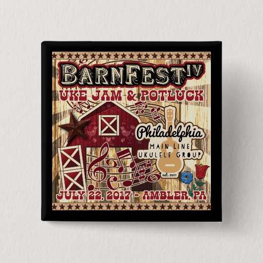 Barnfest IV Souvenir Button (Voorkant)
