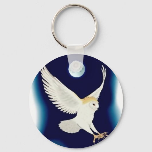 barnowl-1 sleutelhanger (Voorkant)