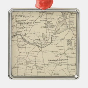 Barnstead, Belknap Co Metalen Ornament