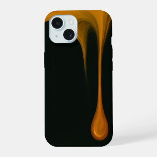 Barnsteen Drip Hoes voor Apple iPhone 15 Hoesje