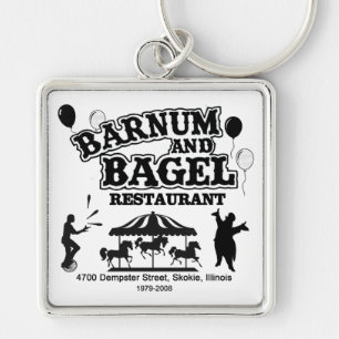 Barnum and Bagel Restaurant, Skokie, Illinois Sleutelhanger