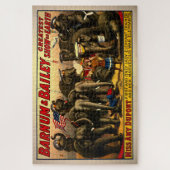 Barnum Bailey Circus Illustration Art Old Legpuzzel (Verticaal)