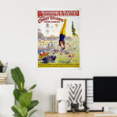 Barnum & Bailey Coney Island Circus Advertisement Poster (Thuiskantoor)