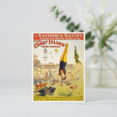 Barnum & Bailey Coney Island Water Carnival Briefkaart (Staand voorkant)