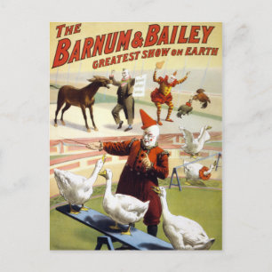 Barnum & Bailey - Krachtige ganzen Briefkaart