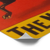 Barnum & Bailey - Marvelous Football Dogs Poster (Hoek)