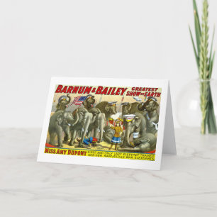Barnum & Bailey - Olifanten Kaart