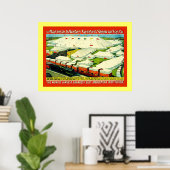 Barnum & Bailey ~ Poster du cirque Vintage (Bureau à domicile)