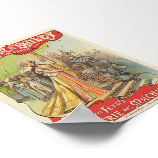 Barnum & Bailey Poster vintage 1901 (Coin)