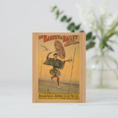 Barnum & Bailey Slide for Life Circus Poster Briefkaart (Staand voorkant)