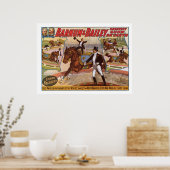 Barnum & Bailey Smallest Rider Advertisement Poster (Keuken)