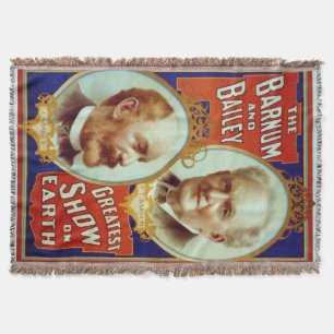 Barnum en Bailey Circus Vintage Poster Deken