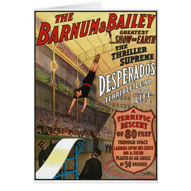 Barnum en Bailey Desperado's Leap for Life (Voorkant)