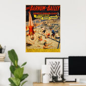 Barnum en Bailey Grand Water Circus 1895 Poster (Thuiskantoor)