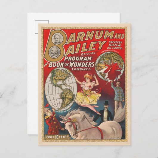  Barnum en Bailey Programma Hoesje (Voorkant / Achterkant)