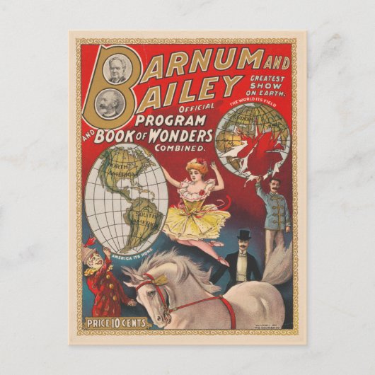 Barnum en Bailey Programma Hoesje (Voorkant)