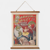 Barnum en Bailey Programma Hoesje Hangend Wandkleed (Voorkant)