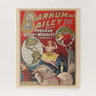 Barnum en Bailey Programma Hoesje Legpuzzel