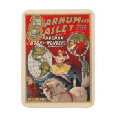 Barnum en Bailey Programma Hoesje Magneet (Verticaal)