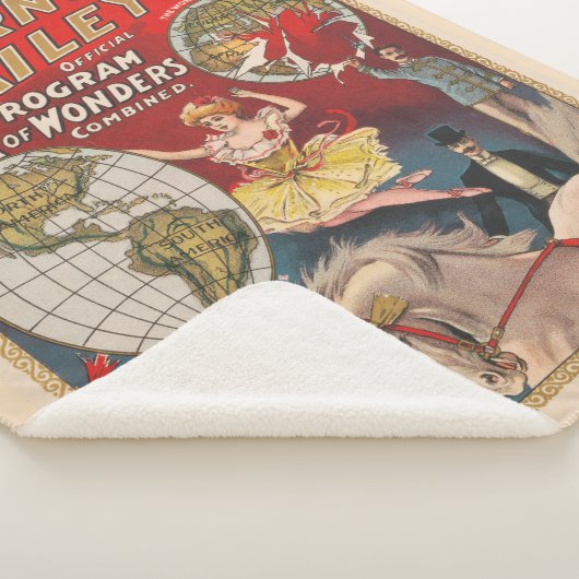  Barnum en Bailey Programma Hoesje Sherpa Deken (3/4)