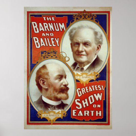 Barnum et Bailey Imprimer ou poster (Devant)