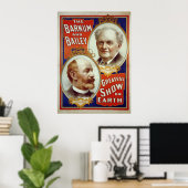 Barnum et Bailey Imprimer ou poster (Bureau à domicile)