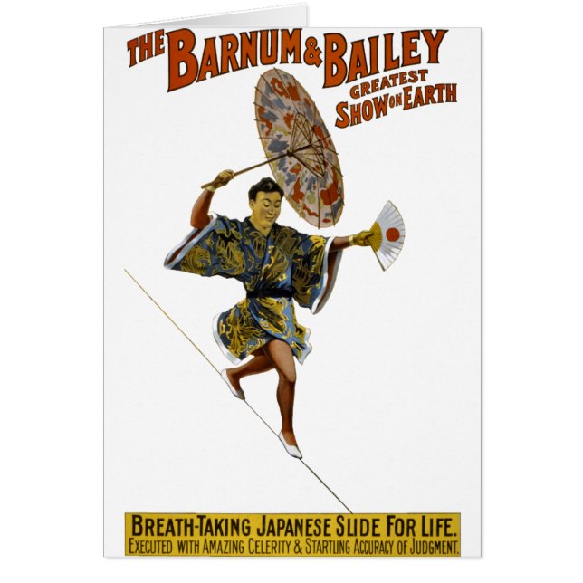 Barnum et Bailey : Marcheur japonais de (Devant)