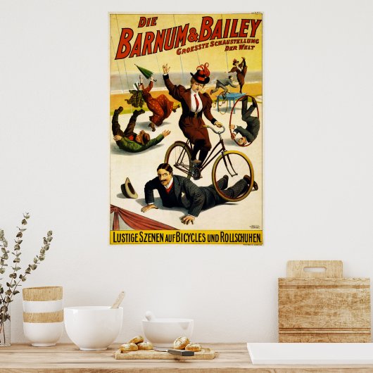 Barnum et Bailey, Poster du cirque (Cuisine)
