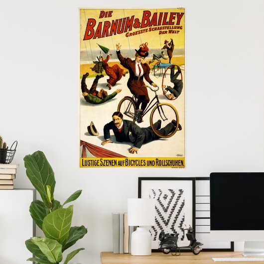 Barnum et Bailey, Poster du cirque (Bureau à domicile)