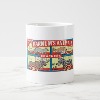 Barnum's Animal Crackers Shabby Chic Jumbo Mok! Mok