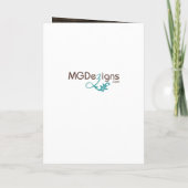 Barnwood Camping Rustic Mountains Wedding rsvp (Achterkant)