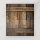 Barnwood, Country Lace & Hoefijzers Wedding (Binnenkant ongevouwen)