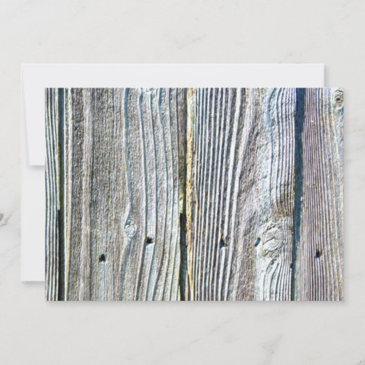 Barnwood hout graan boom schors rustiek noodlijden kaart (Voorkant)