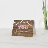 Barnwood Lights Bat mitzvah rose Merci Note (Devant)