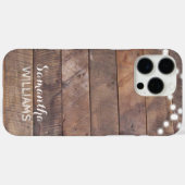Barnwood Lights gepersonaliseerde telefoonhoes Case-Mate iPhone Case (Achterkant (horizontaal))