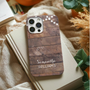 Barnwood Lights gepersonaliseerde telefoonhoes iPhone 16 Pro Max Hoesje