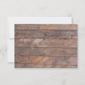 Barnwood Lights Lilac Bat mitzvah carte RSVP (Dos)