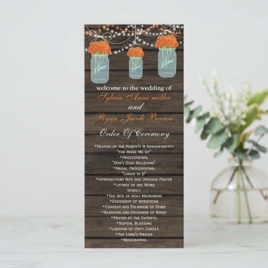 Barnwood mâchoires, programmes de fleurs oranges (Debout devant)