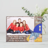 Barnwood Manger Carte de Noël (Debout devant)